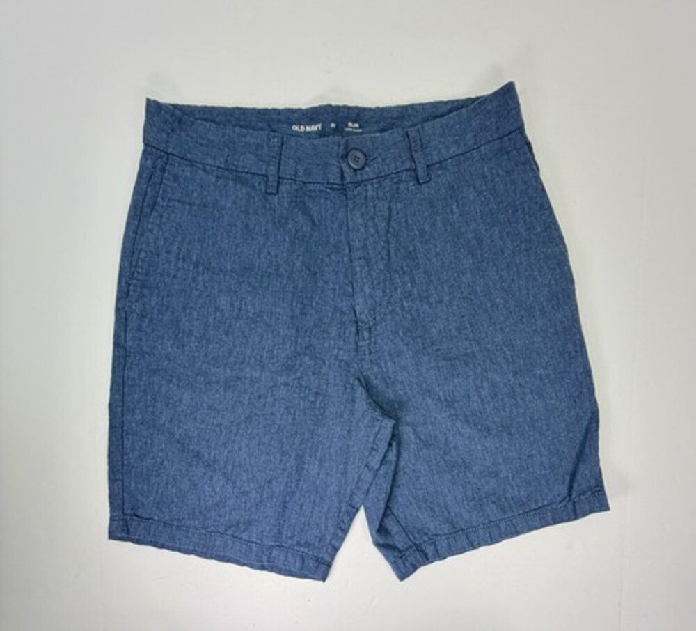 Old Navy Slim Linen Blend Shorts Size 31